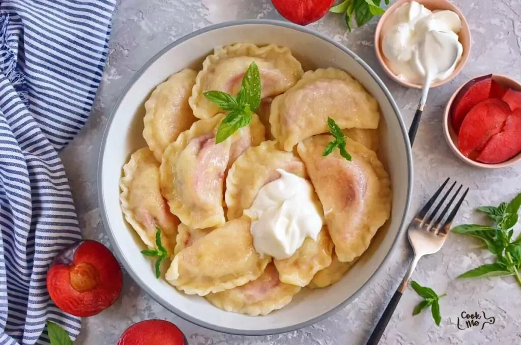 Plum Vareniki (Plum Pierogies)