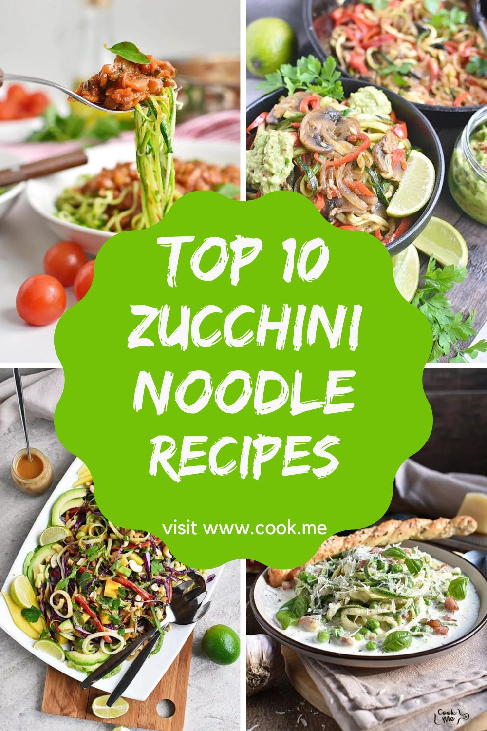 TOP 10 Zucchini Noodle Recipes Cook.me Recipes