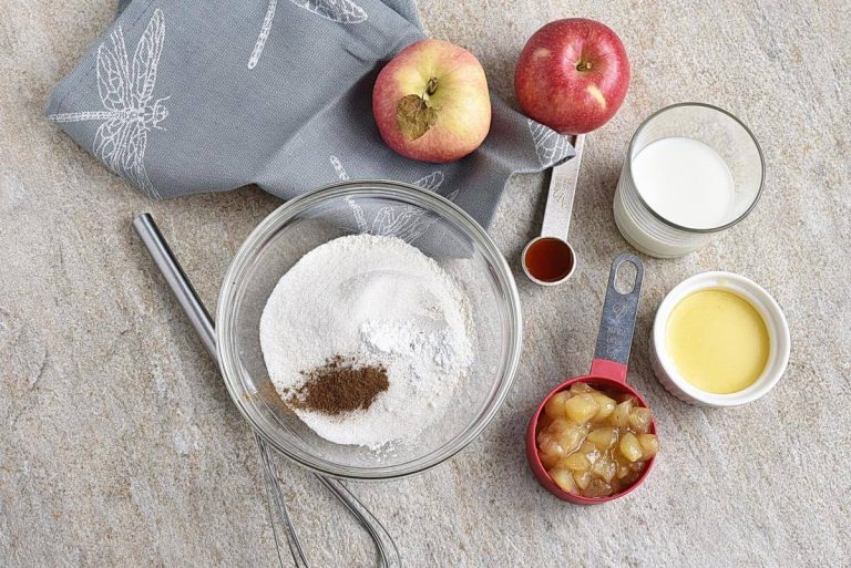 Step 1 - Apple Pie Mug Cake