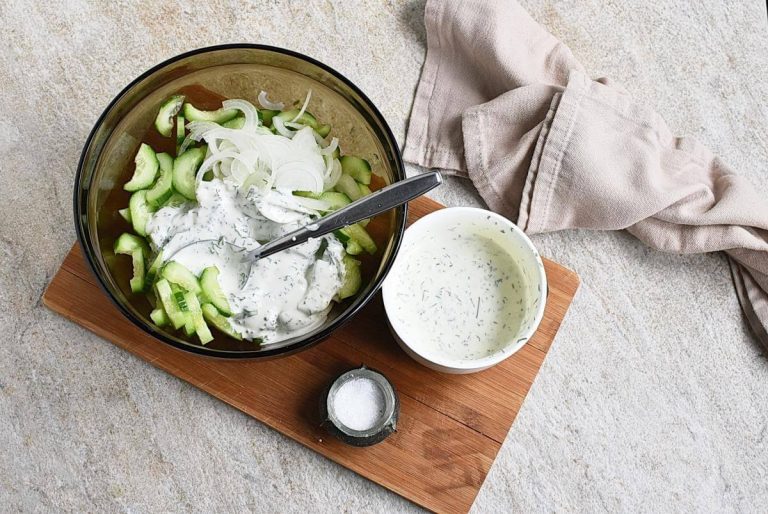 Step 3 - Creamy Cucumber Salad