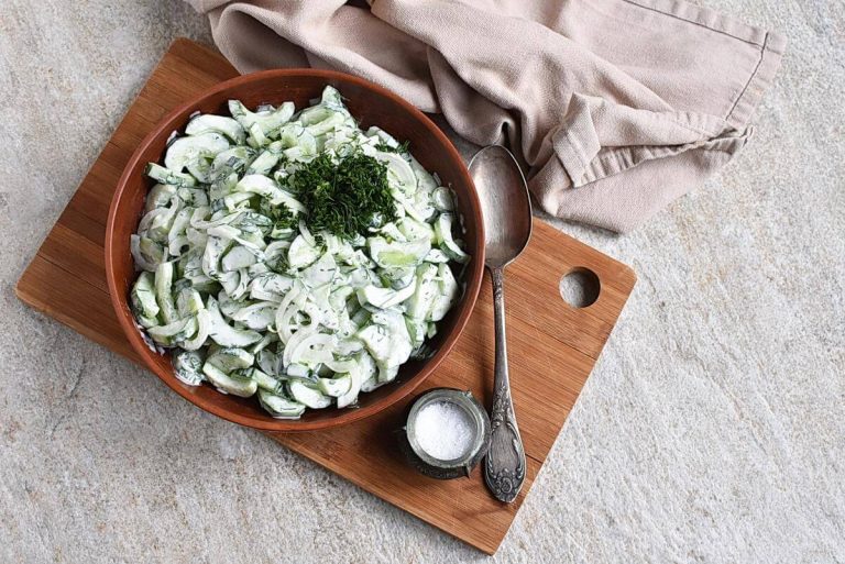 Step 4 - Creamy Cucumber Salad