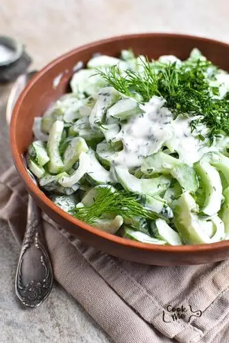 Creamy Cucumber Salad