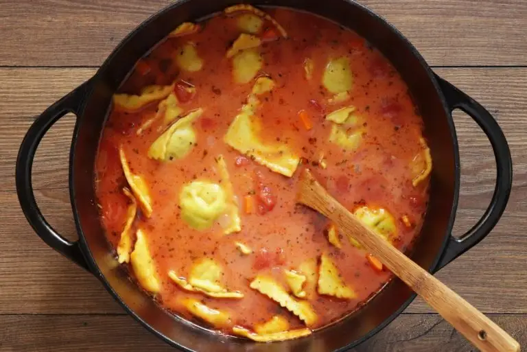 Step 5 - Creamy Tuscan Ravioli Soup