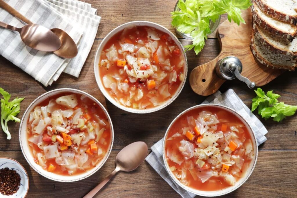 How to serve Healing Cabbage Soup