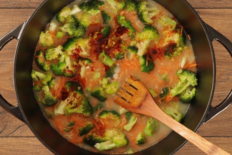 Step 4 - Broccoli Cheddar Soup