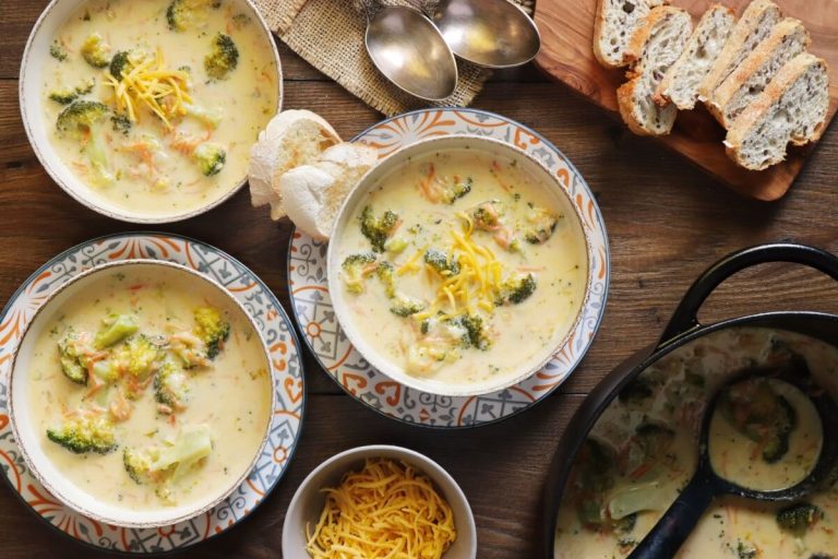 Step 6 - Broccoli Cheddar Soup