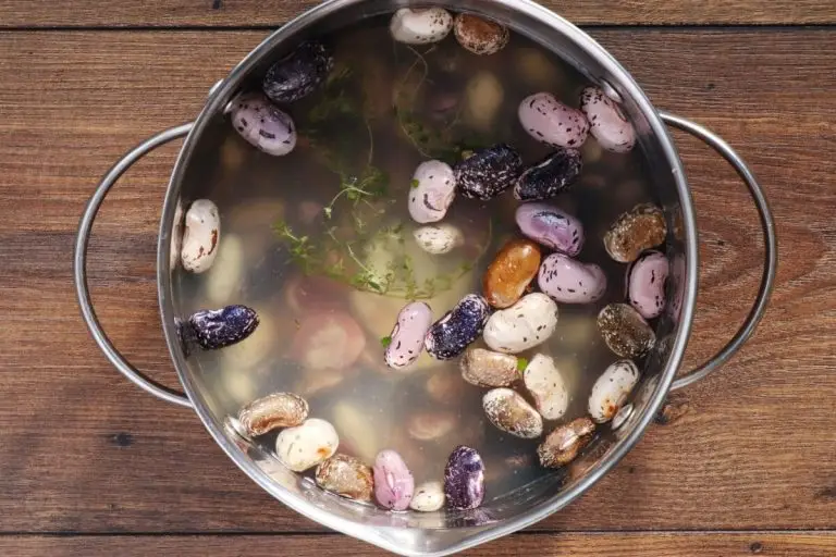 Step 1 - Brothy Heirloom Beans