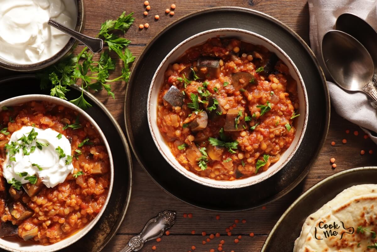Eggplant Lentil Stew