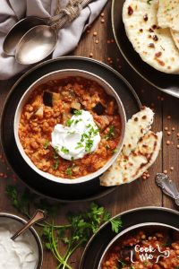 Eggplant Lentil Stew