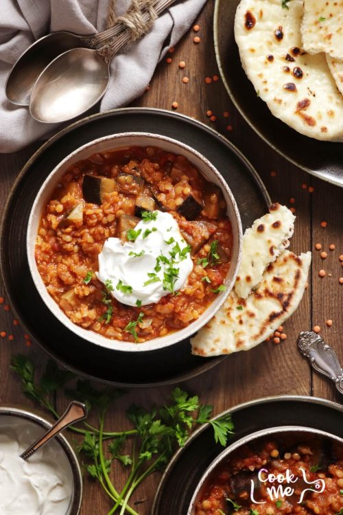 Eggplant Lentil Stew