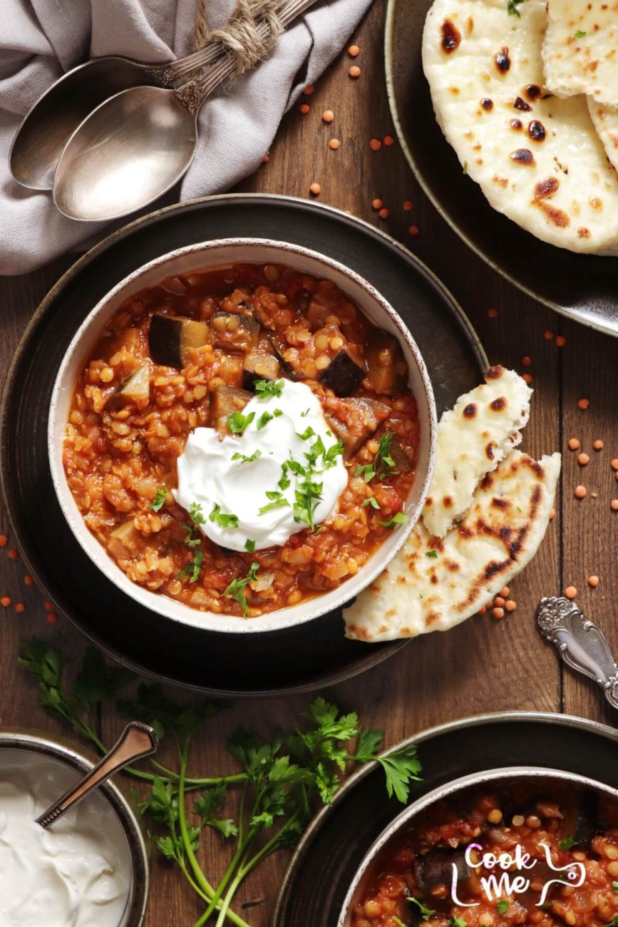 Eggplant Lentil Stew Recipe Cook.me Recipes