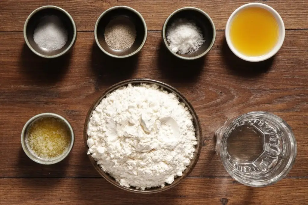 Ingredients for Fougasse Bread