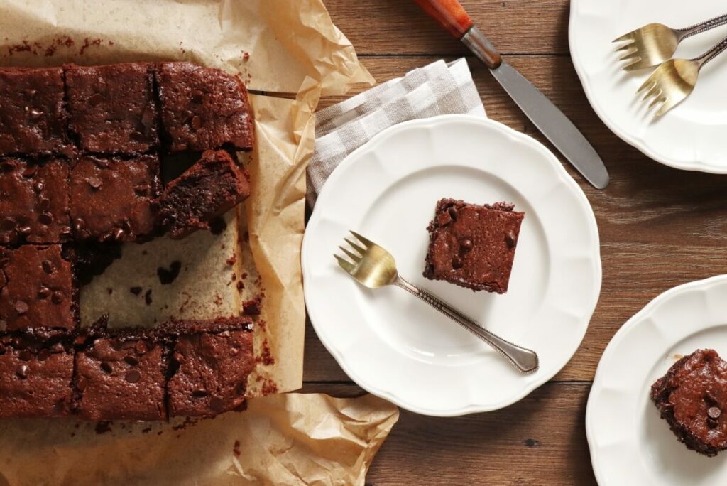 How to serve Gluten-Free Almond Flour Brownies