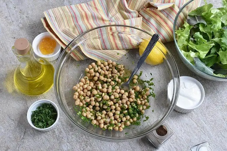 Step 2 - Lemony Garbanzo Salad
