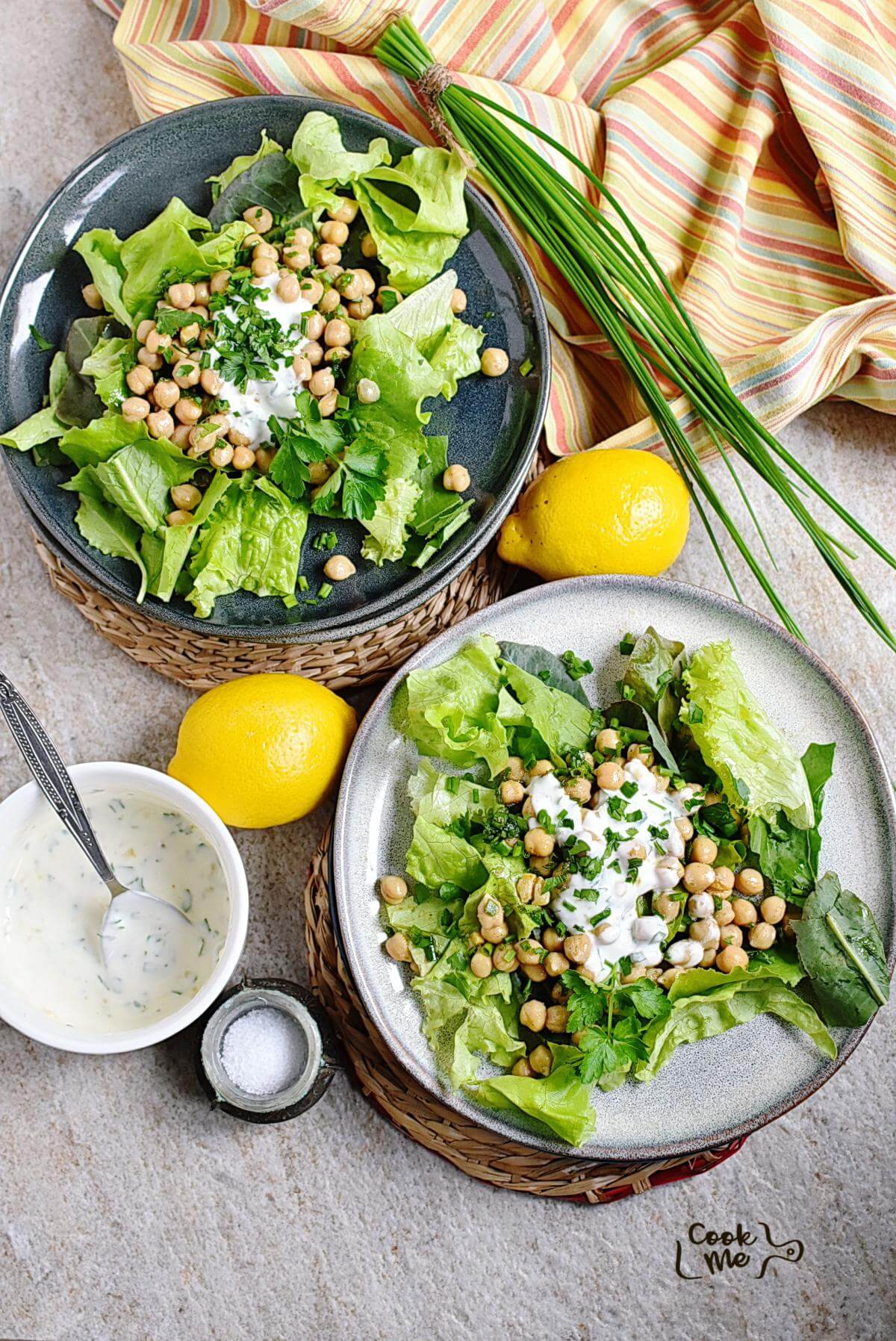 Lemony Garbanzo Salad Recipe Cook.me Recipes