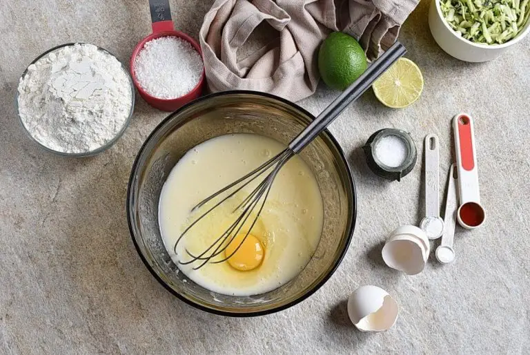 Step 3 - Lime Coconut Zucchini Bread