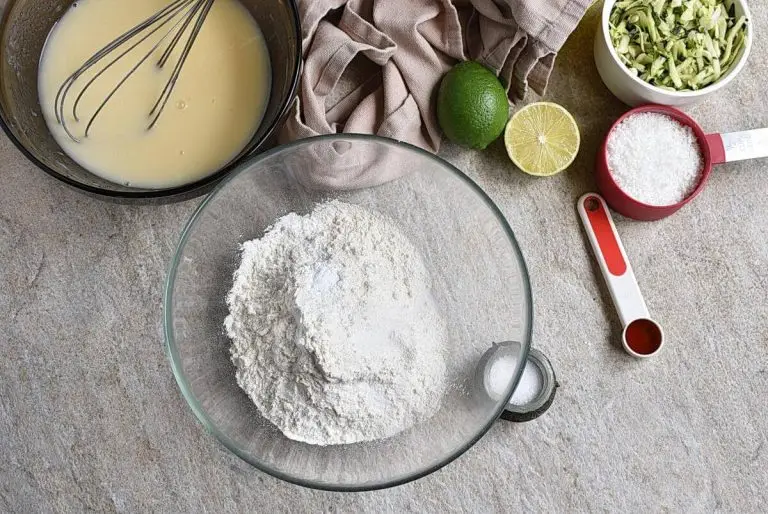 Step 4 - Lime Coconut Zucchini Bread
