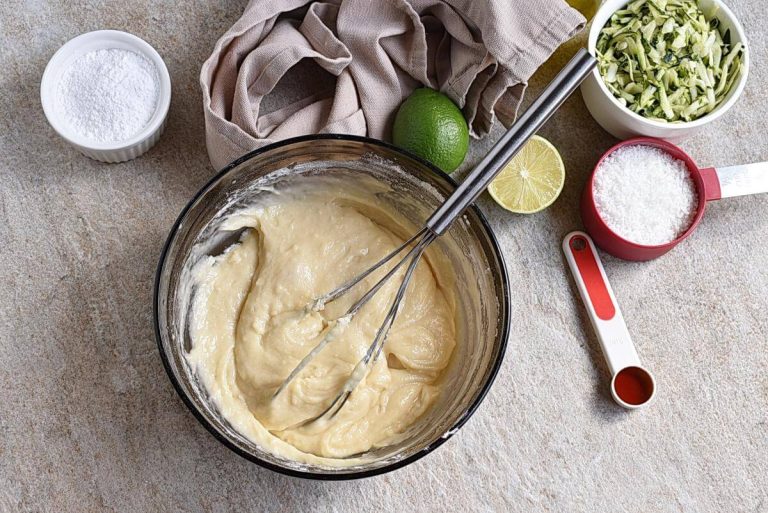Step 5 - Lime Coconut Zucchini Bread