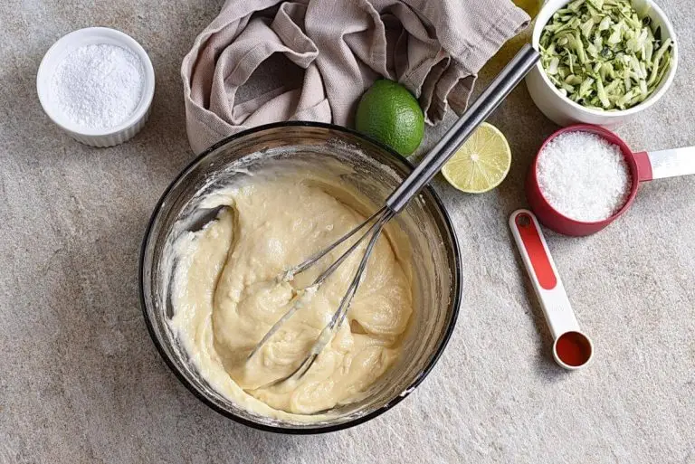 Step 5 - Lime Coconut Zucchini Bread