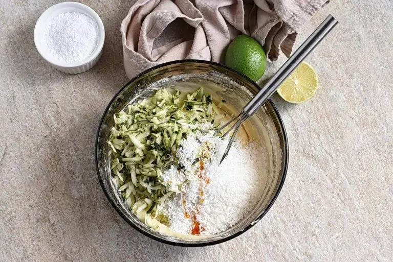 Step 6 - Lime Coconut Zucchini Bread