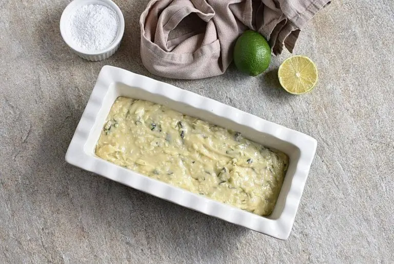 Step 7 - Lime Coconut Zucchini Bread