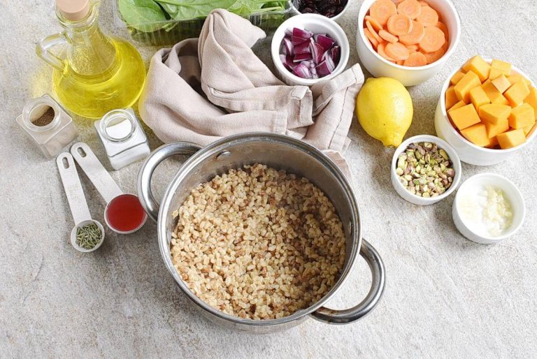 Step 4 - Warm Farro Salad with Roasted Root Vegetables