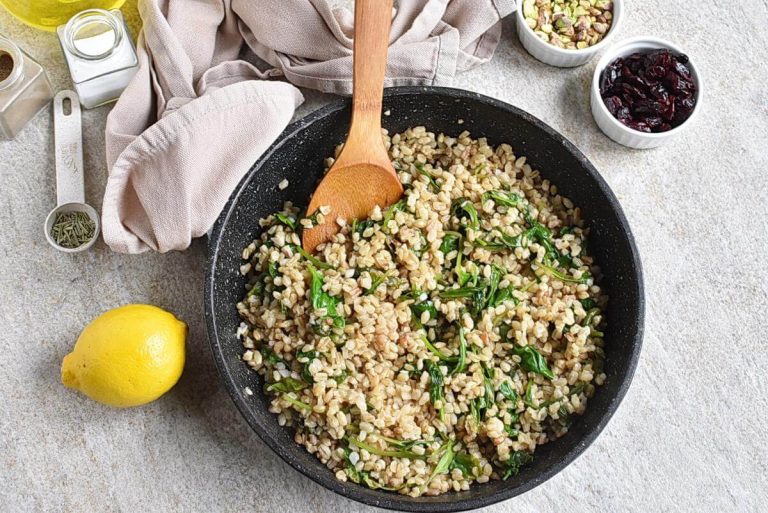 Step 5 - Warm Farro Salad with Roasted Root Vegetables