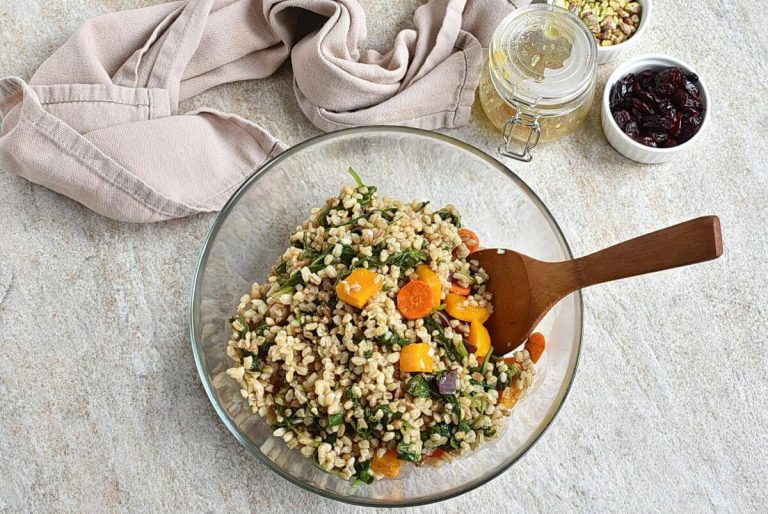 Step 6 - Warm Farro Salad with Roasted Root Vegetables
