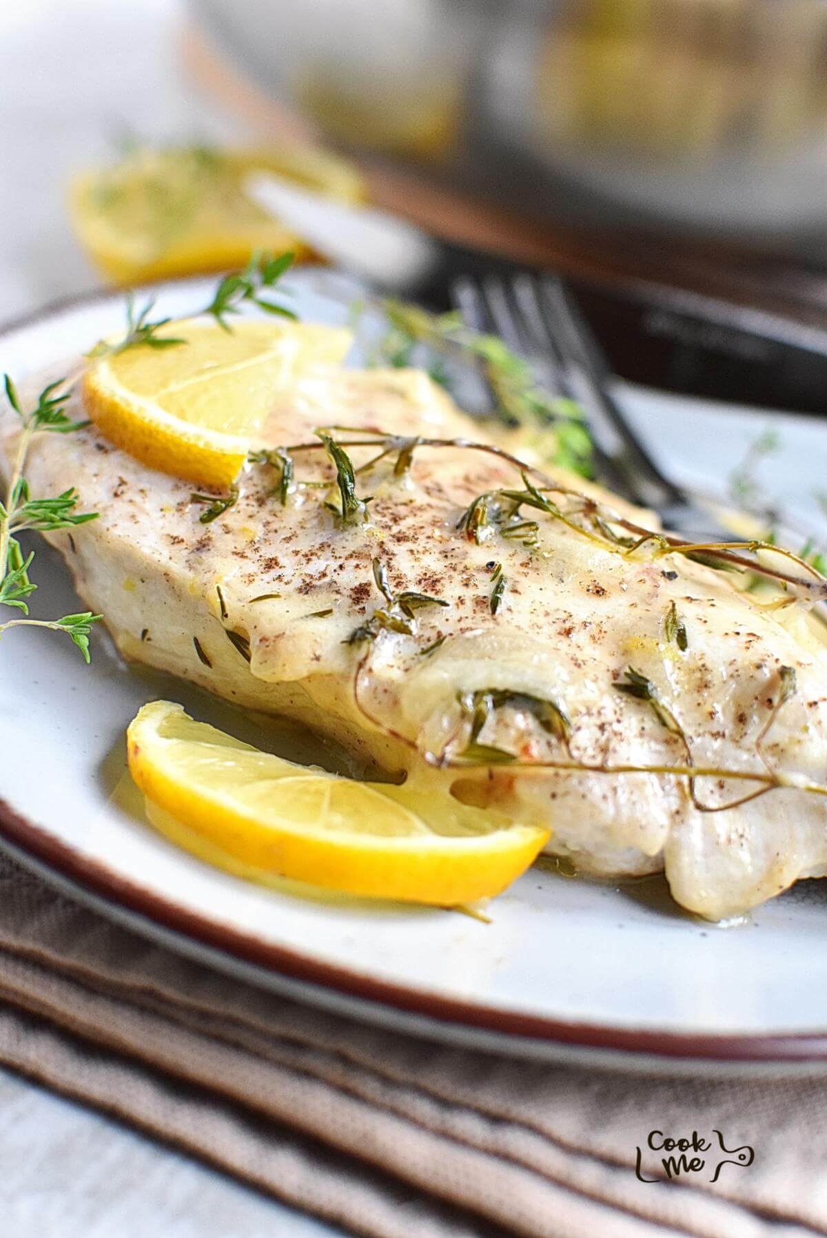 Creamy Lemon Thyme Chicken Recipe Cookme 5586