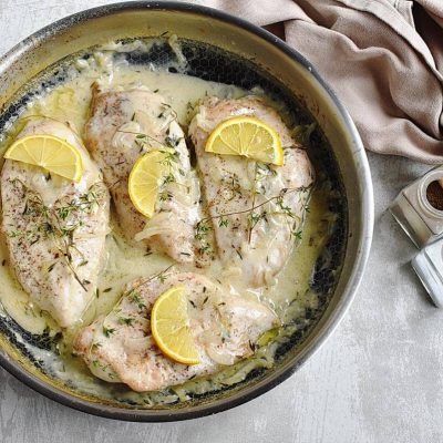 Creamy Lemon Thyme Chicken Recipe - Cook.me Recipes
