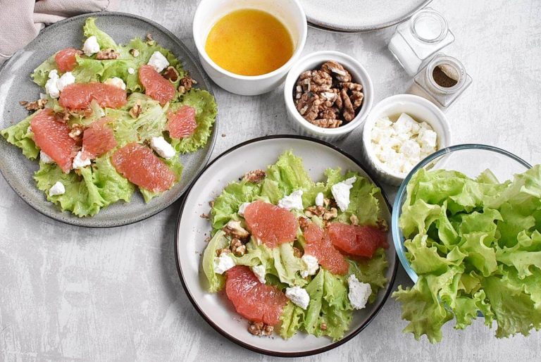 Step 3 - Grapefruit, Walnut, and Feta Salad