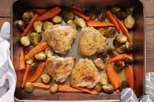 Maple-Roasted Chicken Thighs Recipe - Cook.me Recipes