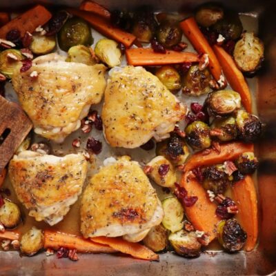 Maple-Roasted Chicken Thighs Recipe - Cook.me Recipes