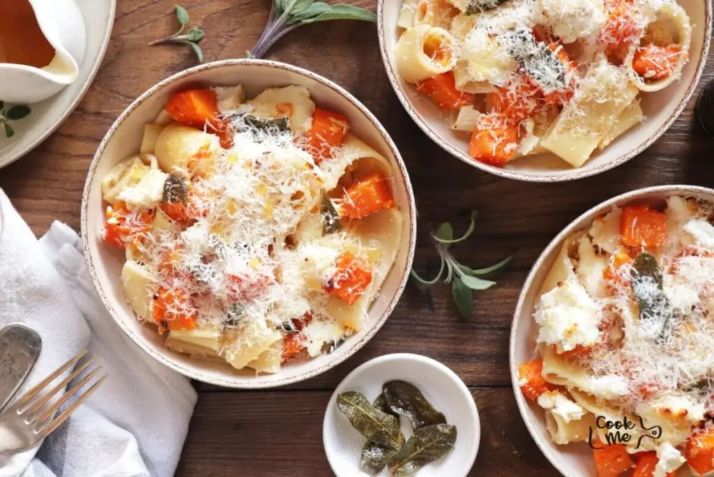 Pumpkin Pasta with Ricotta