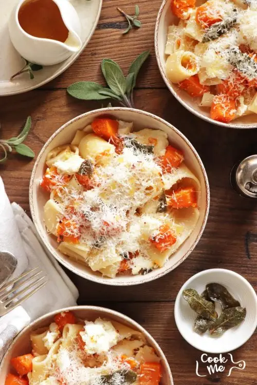 Pumpkin Pasta with Ricotta