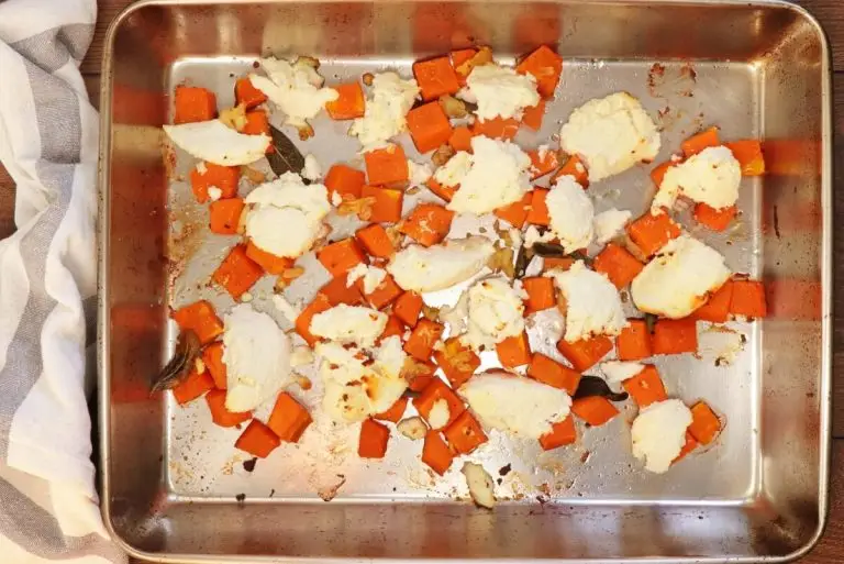 Step 5 - Pumpkin Pasta with Ricotta