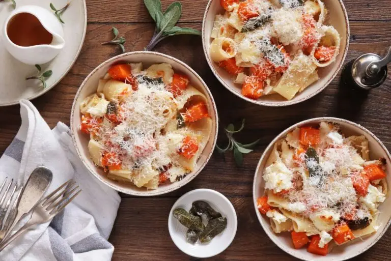 Step 7 - Pumpkin Pasta with Ricotta