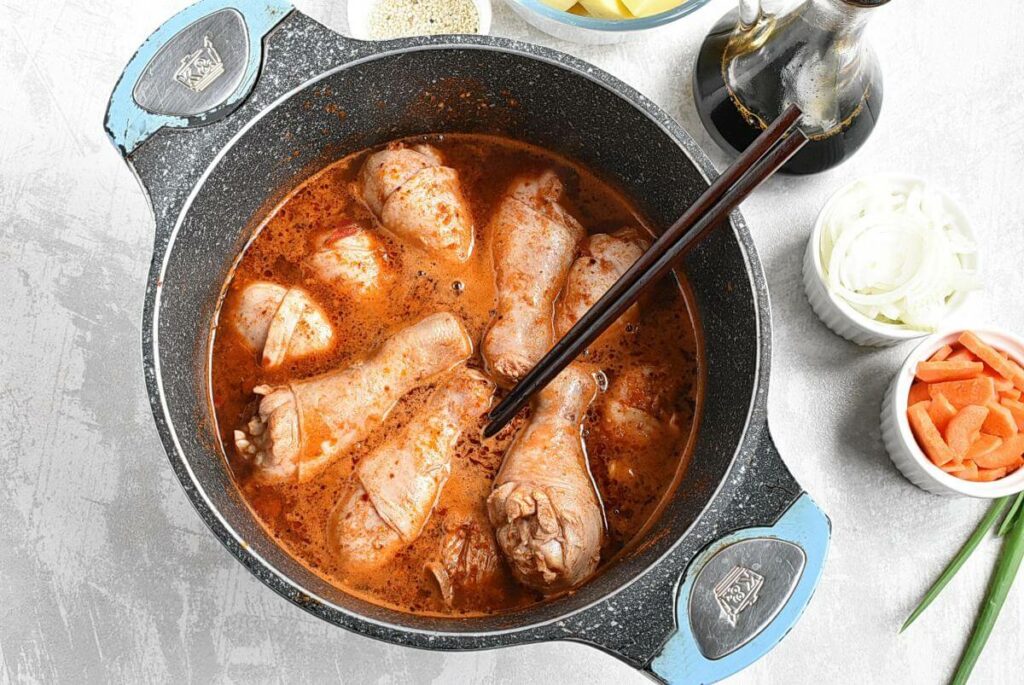 Spicy Korean Chicken Stew recipe - step 3