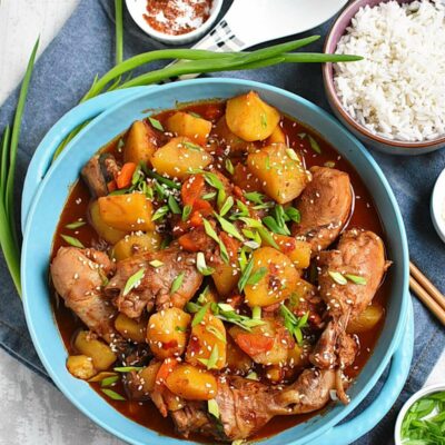 Spicy Korean Chicken Stew Recipes– Homemade Spicy Korean Chicken Stew – Easy Spicy Korean Chicken Stew