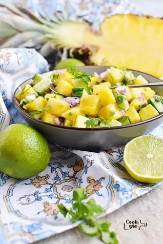 Thai Pineapple Cucumber Salad