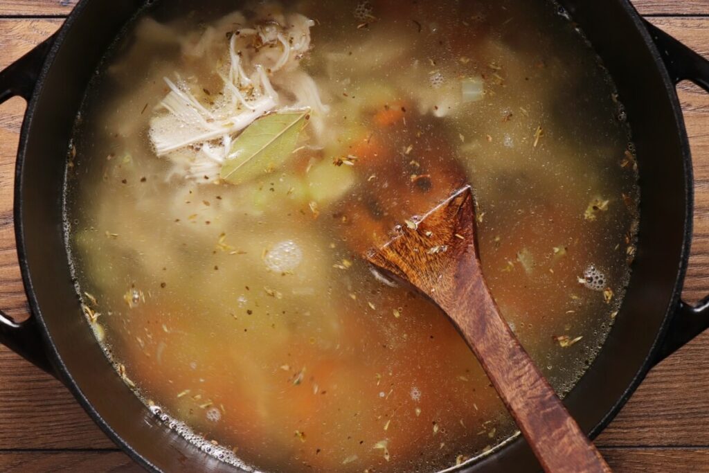 Leftover Turkey Noodle Soup recipe - step 2