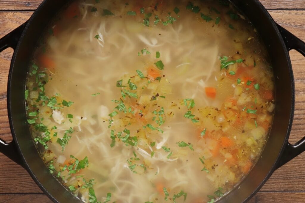 Leftover Turkey Noodle Soup recipe - step 4