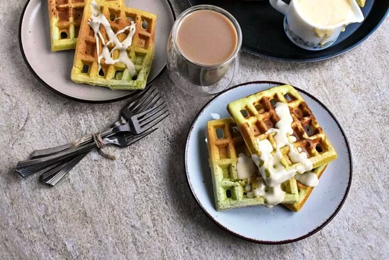 Step 7 - Pandan Waffles