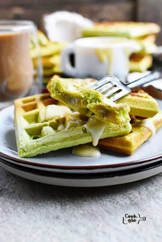 Pandan Waffles