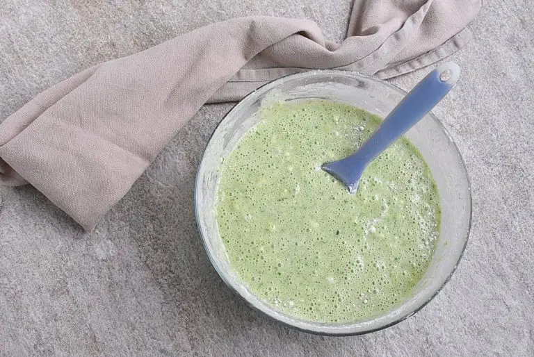 Step 4 - Pandan Waffles
