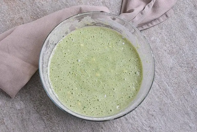 Step 5 - Pandan Waffles
