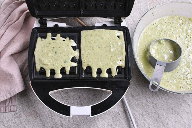 Step 6 - Pandan Waffles