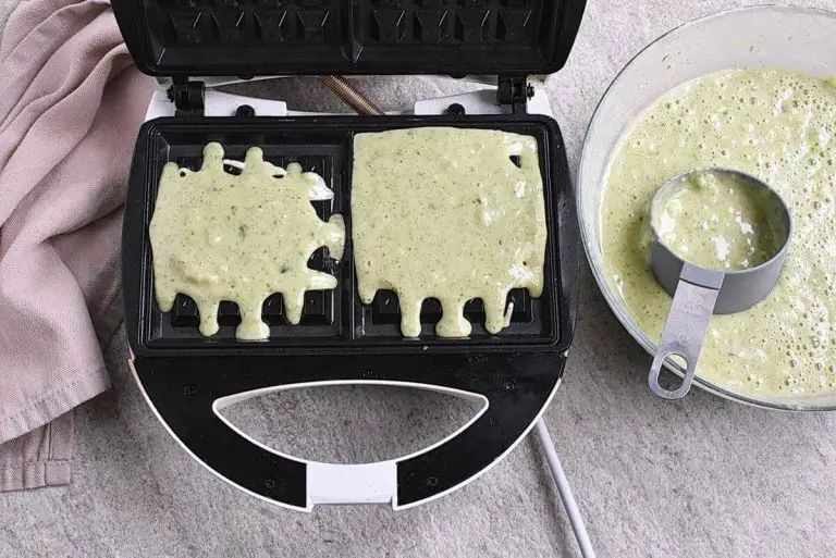 Step 6 - Pandan Waffles