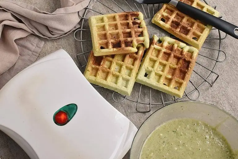 Step 6 - Pandan Waffles
