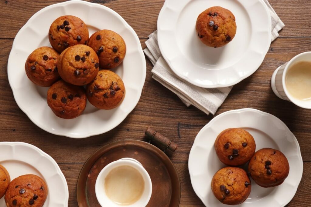 How to serve Pumpkin Chocolate Chip Muffins